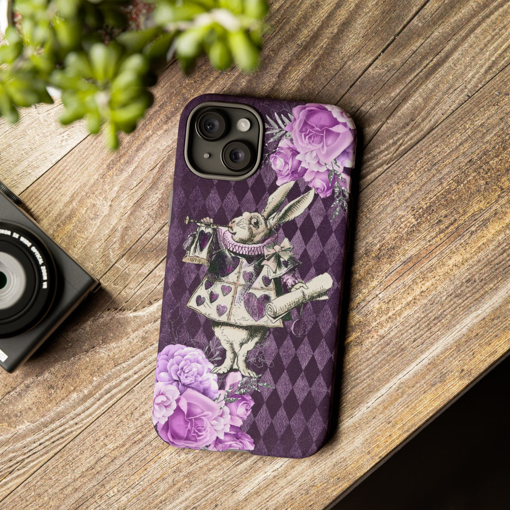 iPhone Case Tough Cases - Alice in Wonderland Gifts White