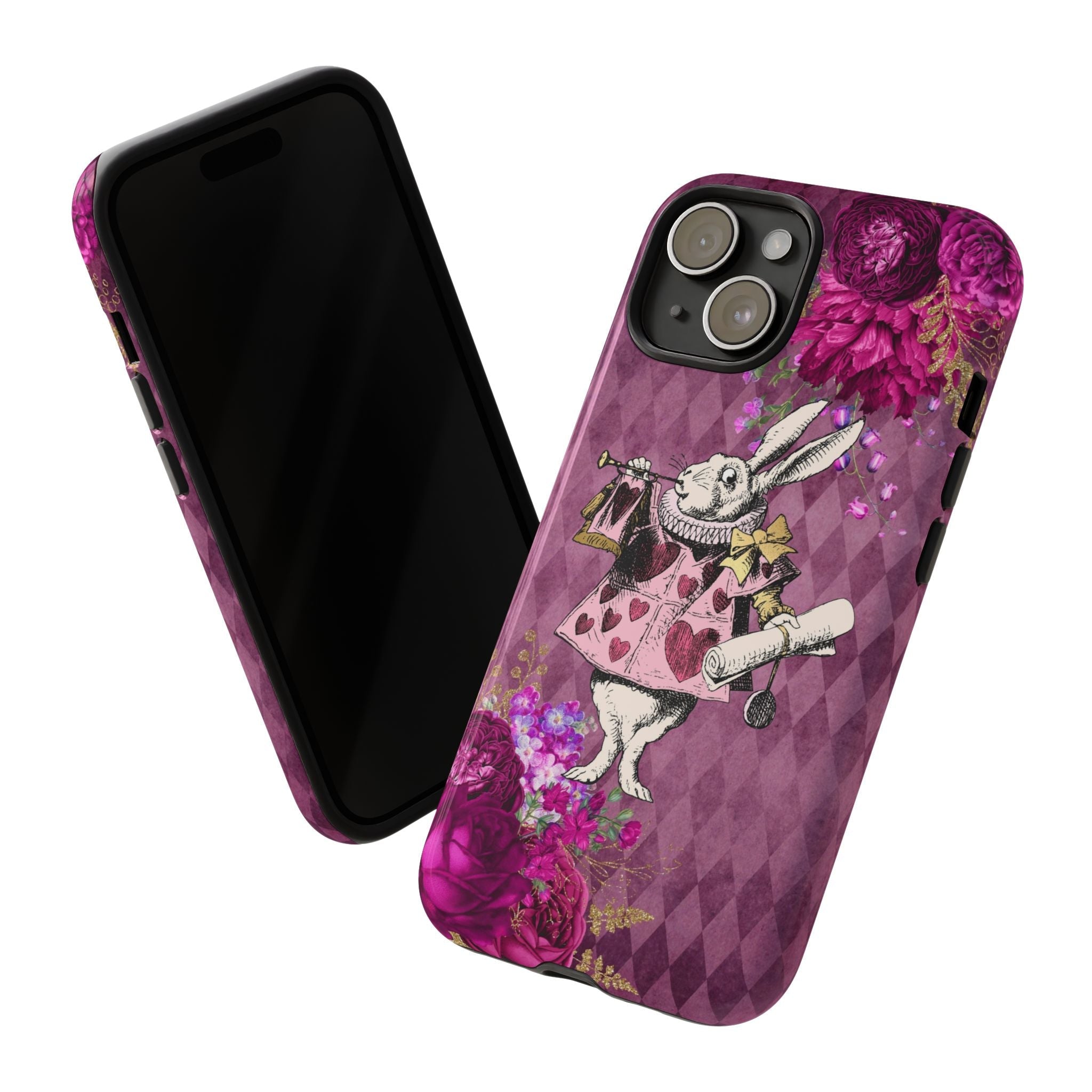 iPhone Case Tough Cases - Alice in Wonderland Gifts White