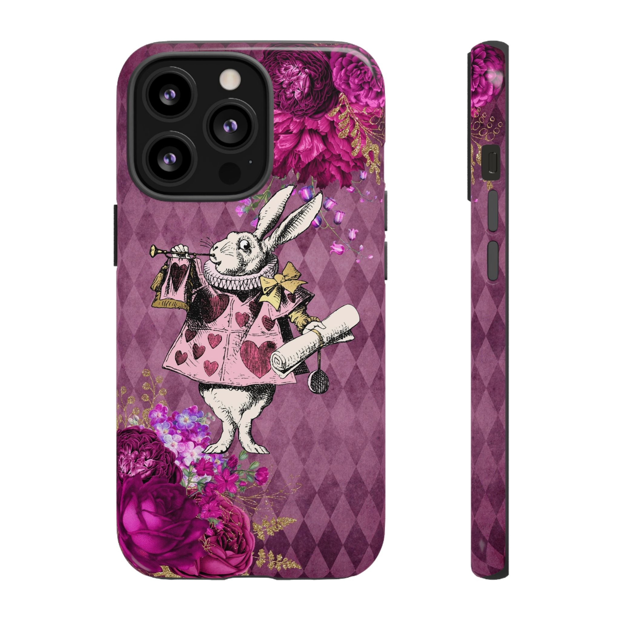 iPhone Case Tough Cases - Alice in Wonderland Gifts White