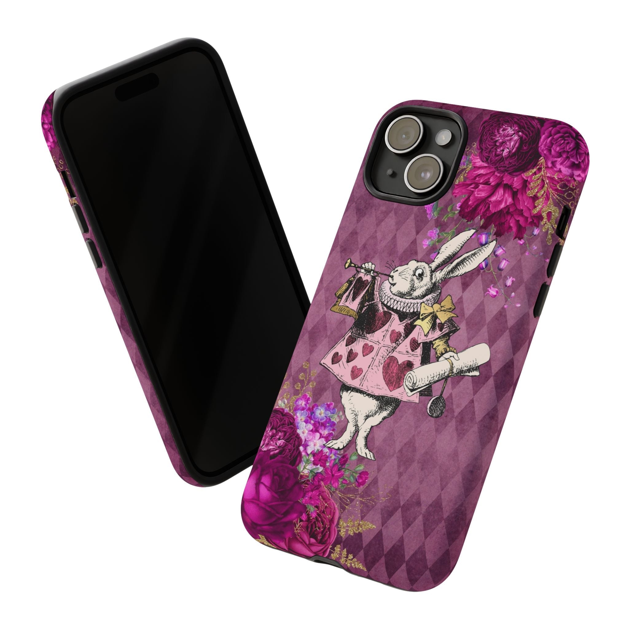 iPhone Case Tough Cases - Alice in Wonderland Gifts White