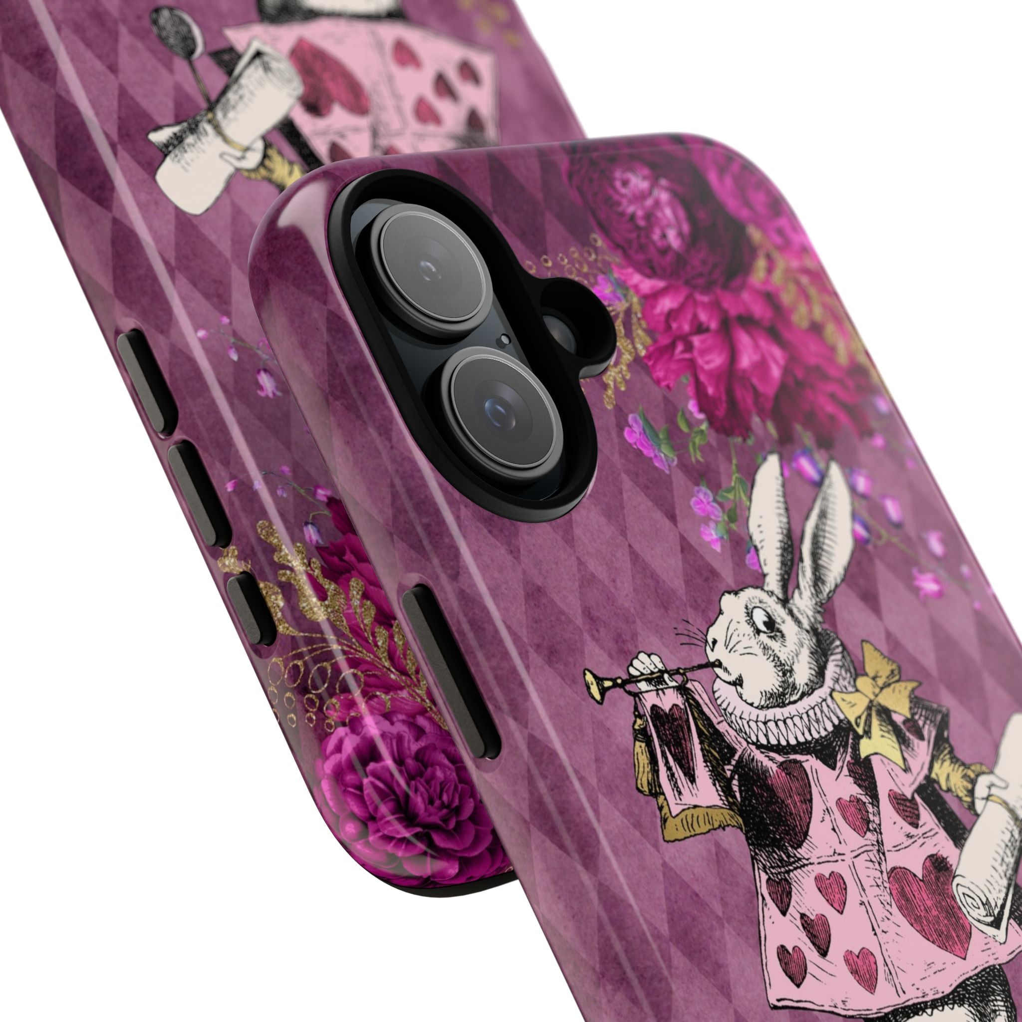 iPhone Case Tough Cases - Alice in Wonderland Gifts White