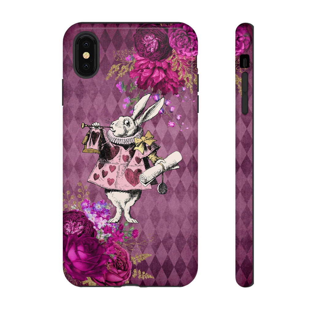 iPhone Case Tough Cases - Alice in Wonderland Gifts White