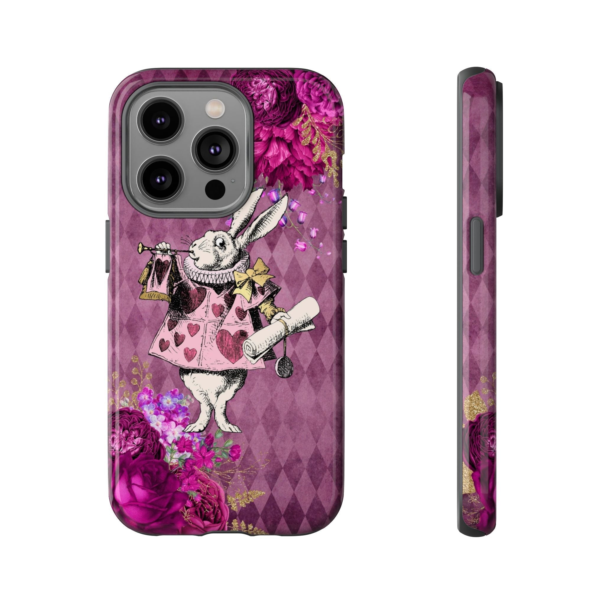 iPhone Case Tough Cases - Alice in Wonderland Gifts White