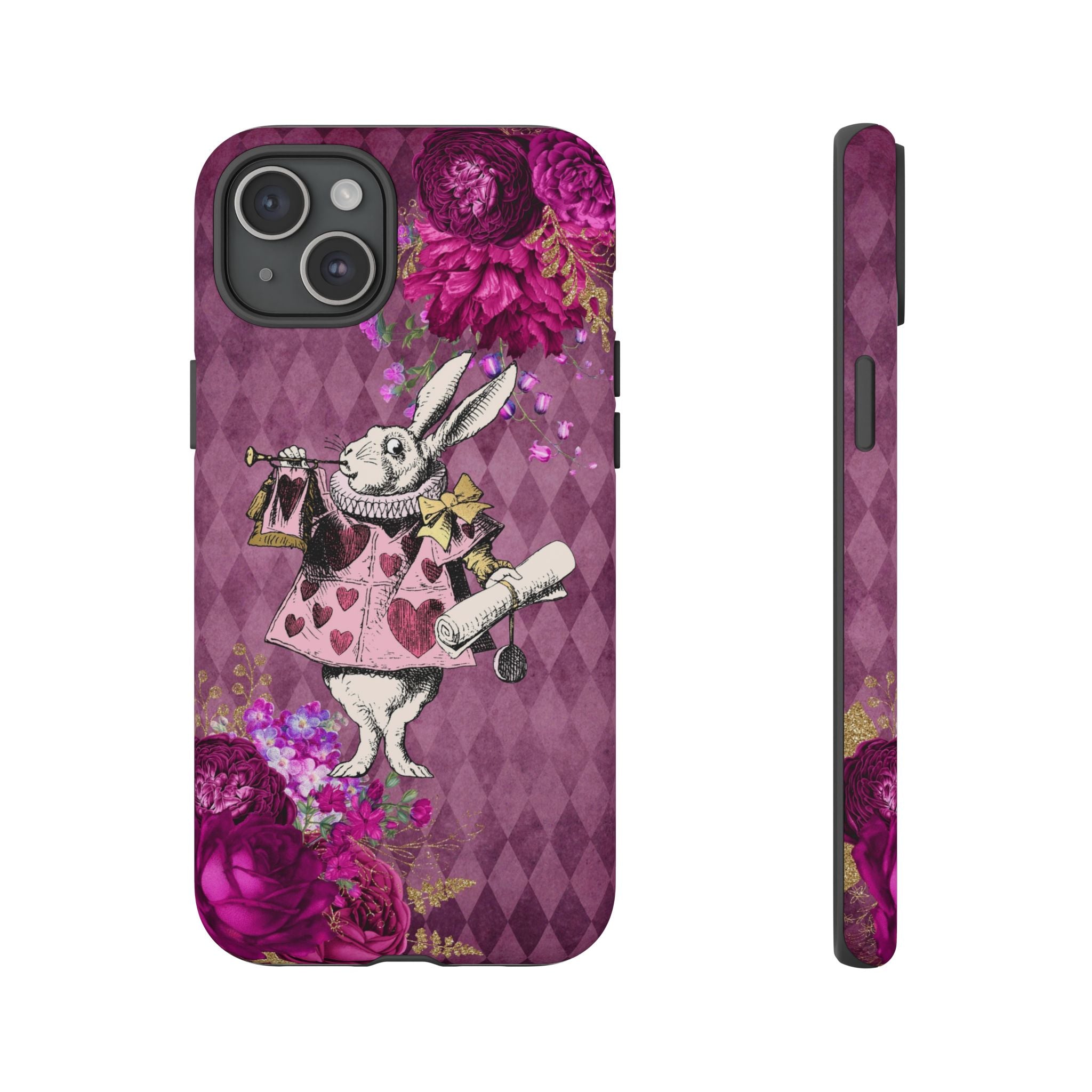 iPhone Case Tough Cases - Alice in Wonderland Gifts White