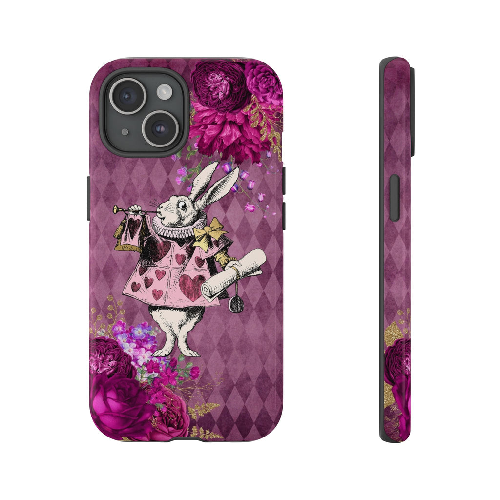 iPhone Case Tough Cases - Alice in Wonderland Gifts White