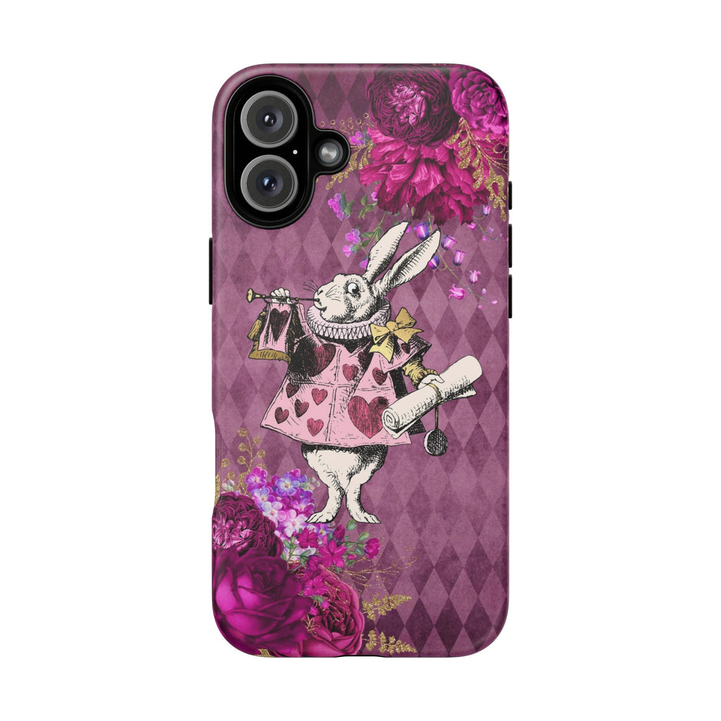 iPhone Case Tough Cases - Alice in Wonderland Gifts White