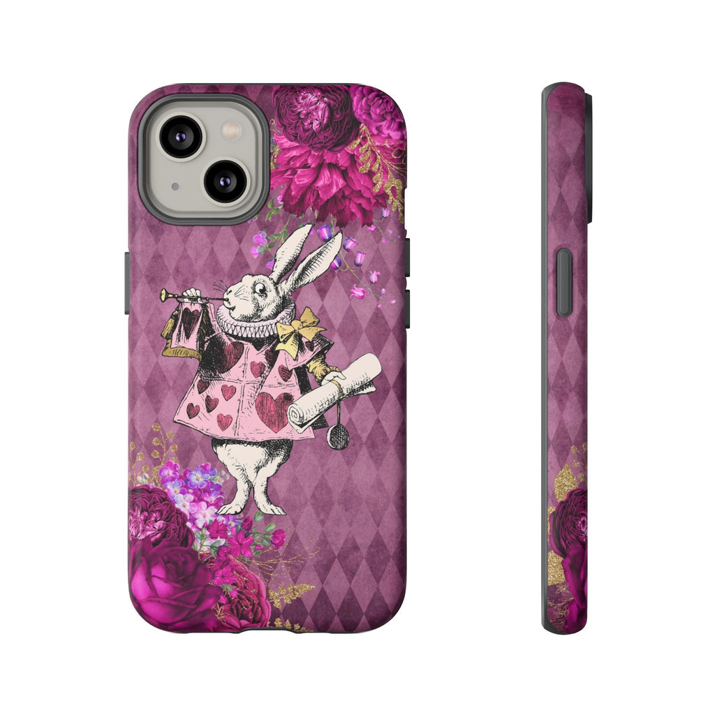 iPhone Case Tough Cases - Alice in Wonderland Gifts White