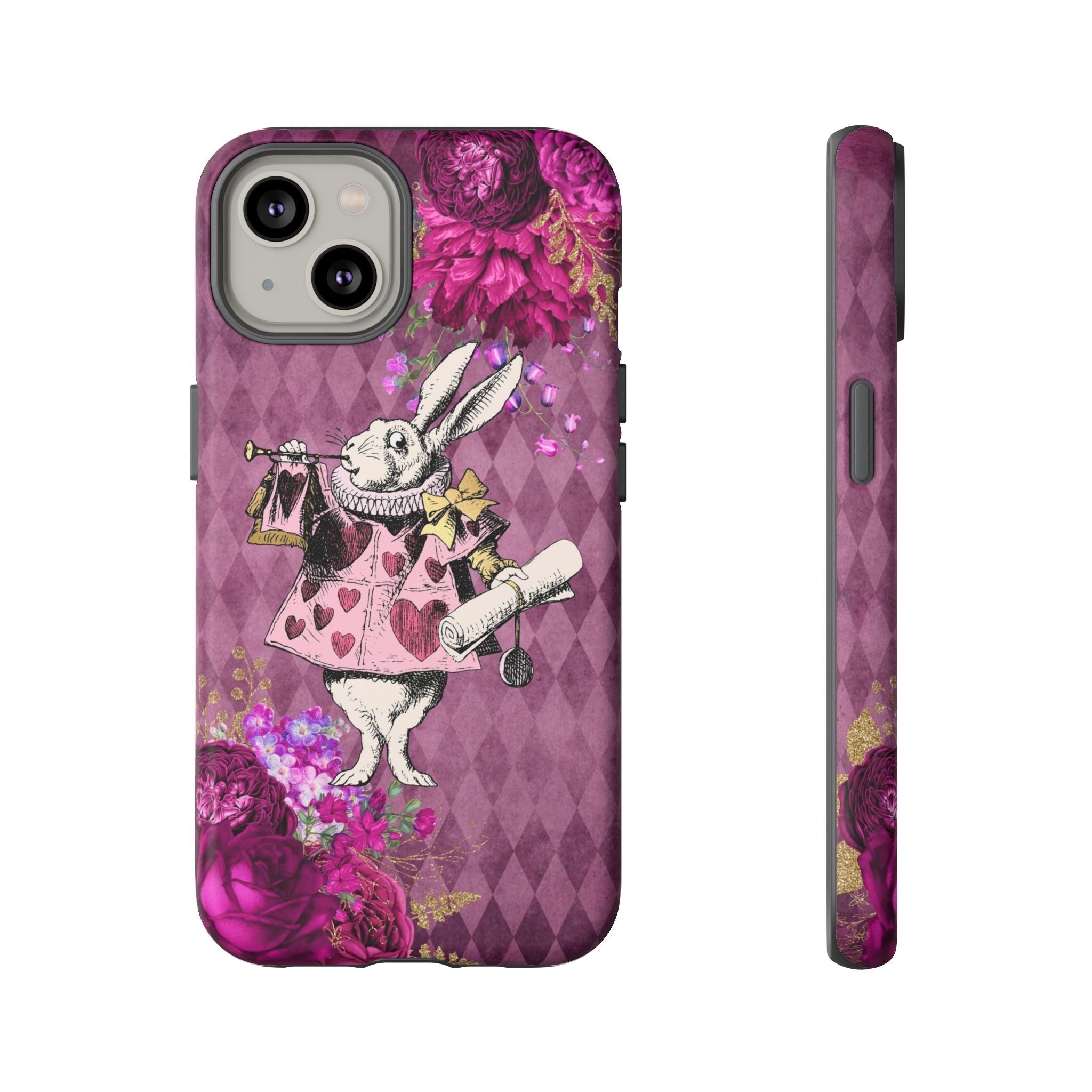 iPhone Case Tough Cases - Alice in Wonderland Gifts White