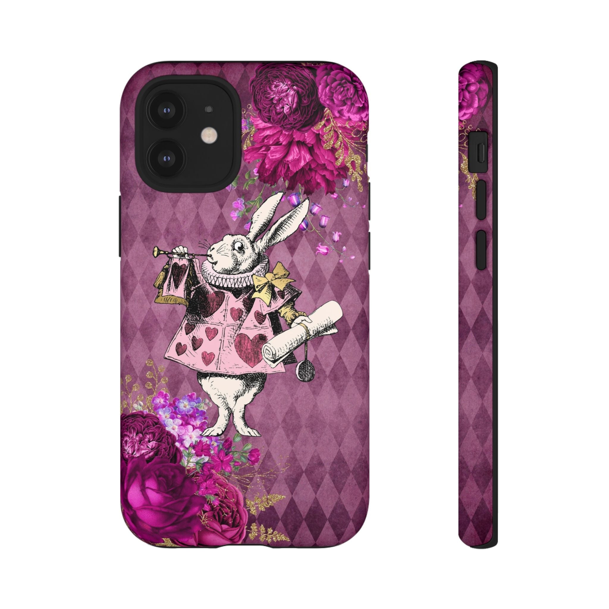iPhone Case Tough Cases - Alice in Wonderland Gifts White