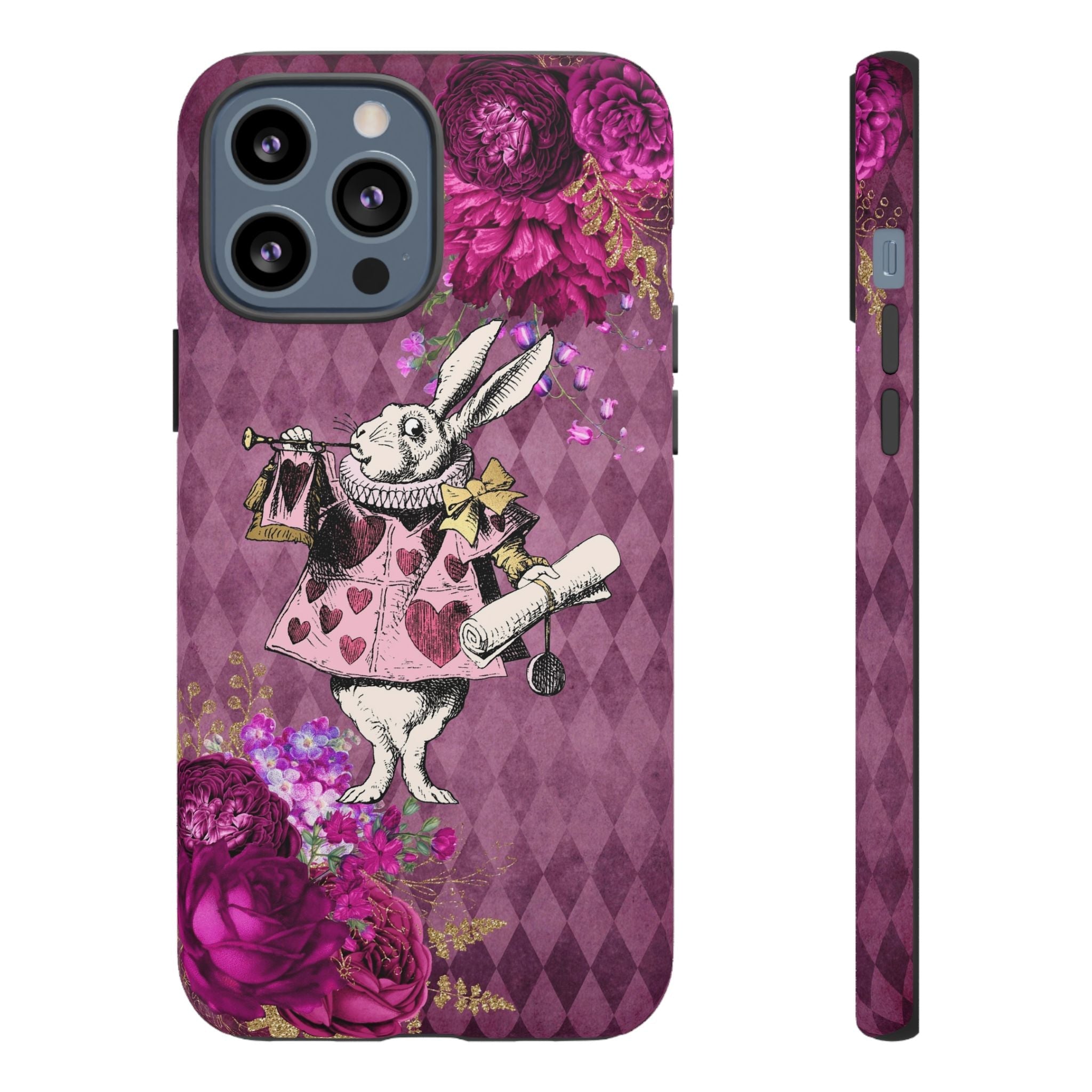 iPhone Case Tough Cases - Alice in Wonderland Gifts White