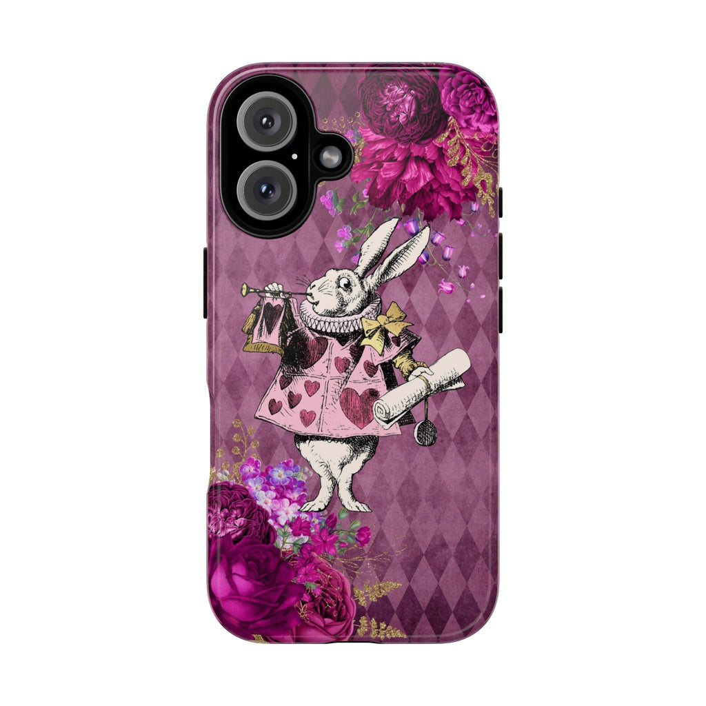 iPhone Case Tough Cases - Alice in Wonderland Gifts White