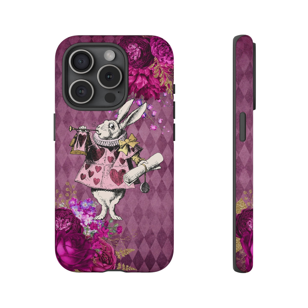 iPhone Case Tough Cases - Alice in Wonderland Gifts White