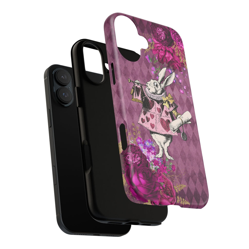 iPhone Case Tough Cases - Alice in Wonderland Gifts White