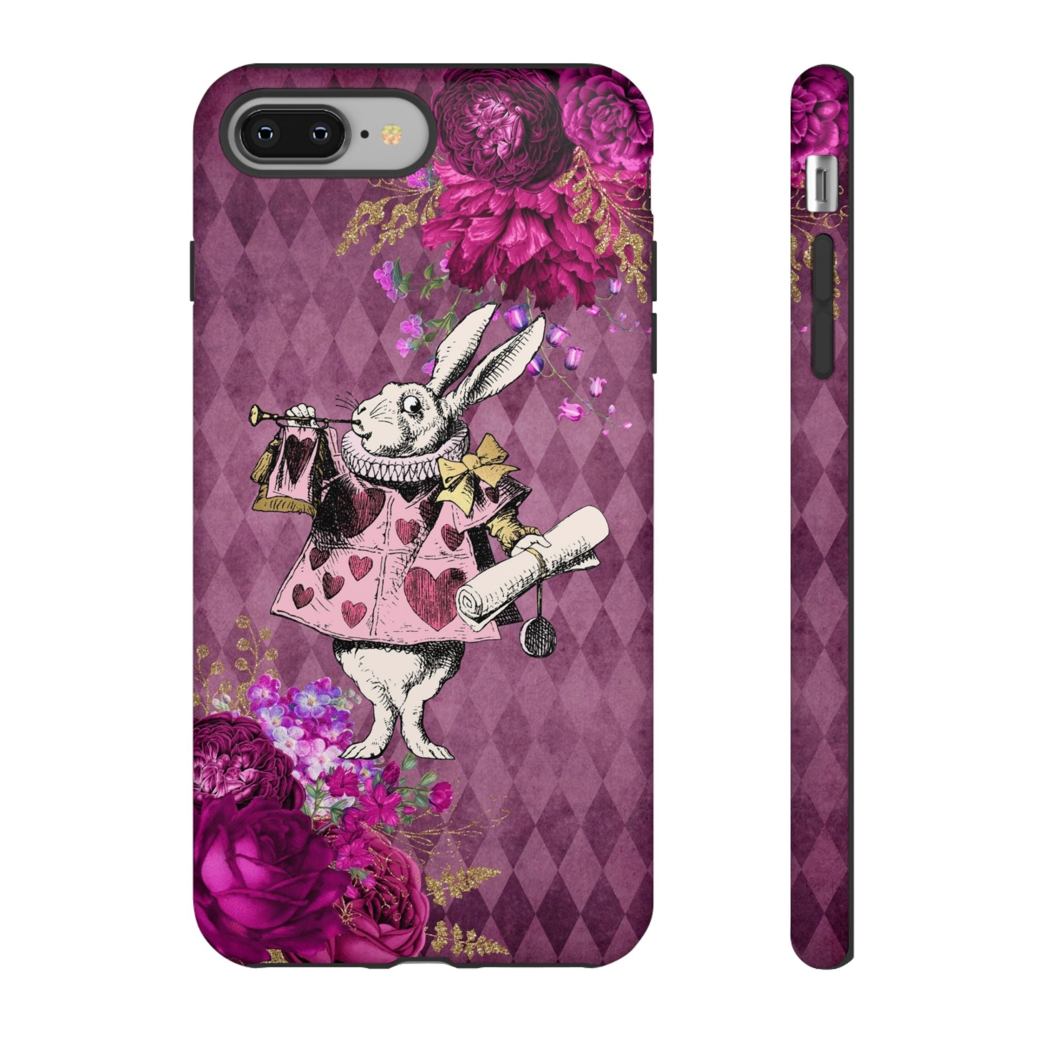 iPhone Case Tough Cases - Alice in Wonderland Gifts White