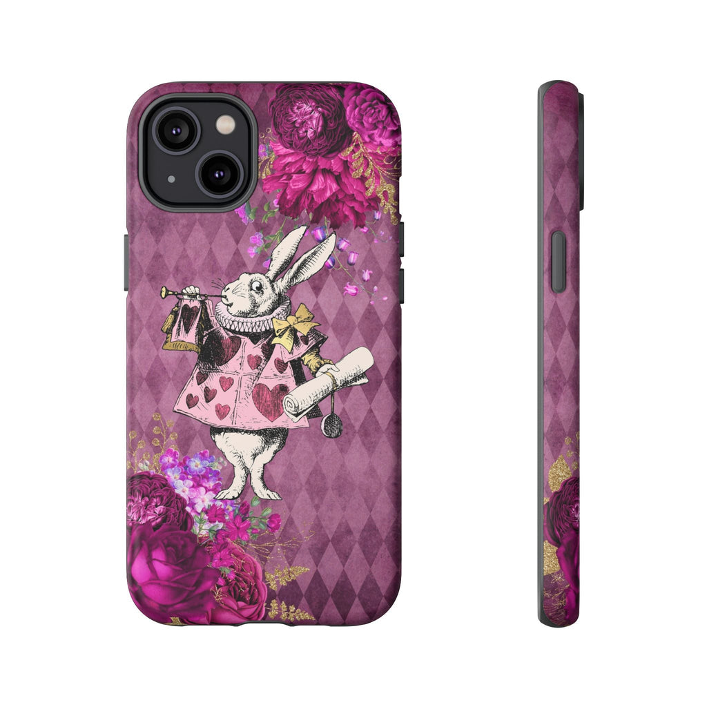 iPhone Case Tough Cases - Alice in Wonderland Gifts White