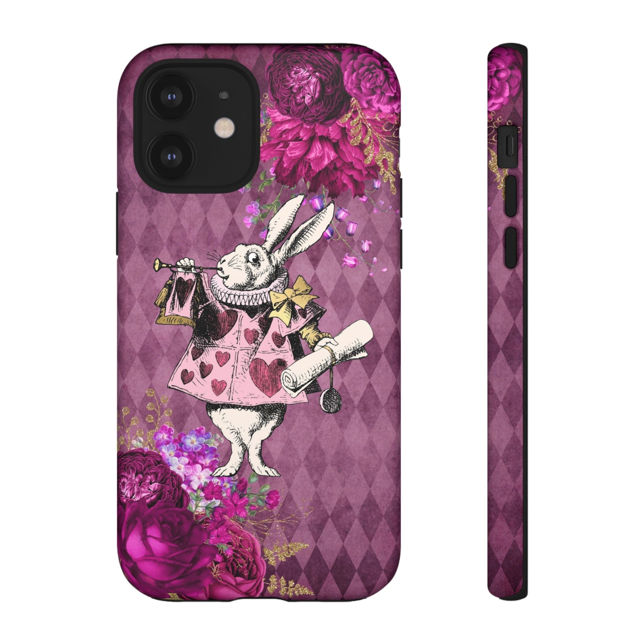 iPhone Case Tough Cases - Alice in Wonderland Gifts White
