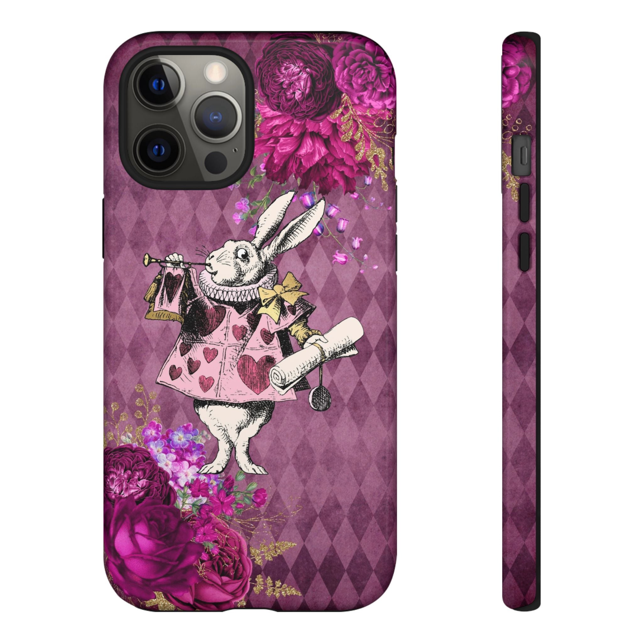 iPhone Case Tough Cases - Alice in Wonderland Gifts White