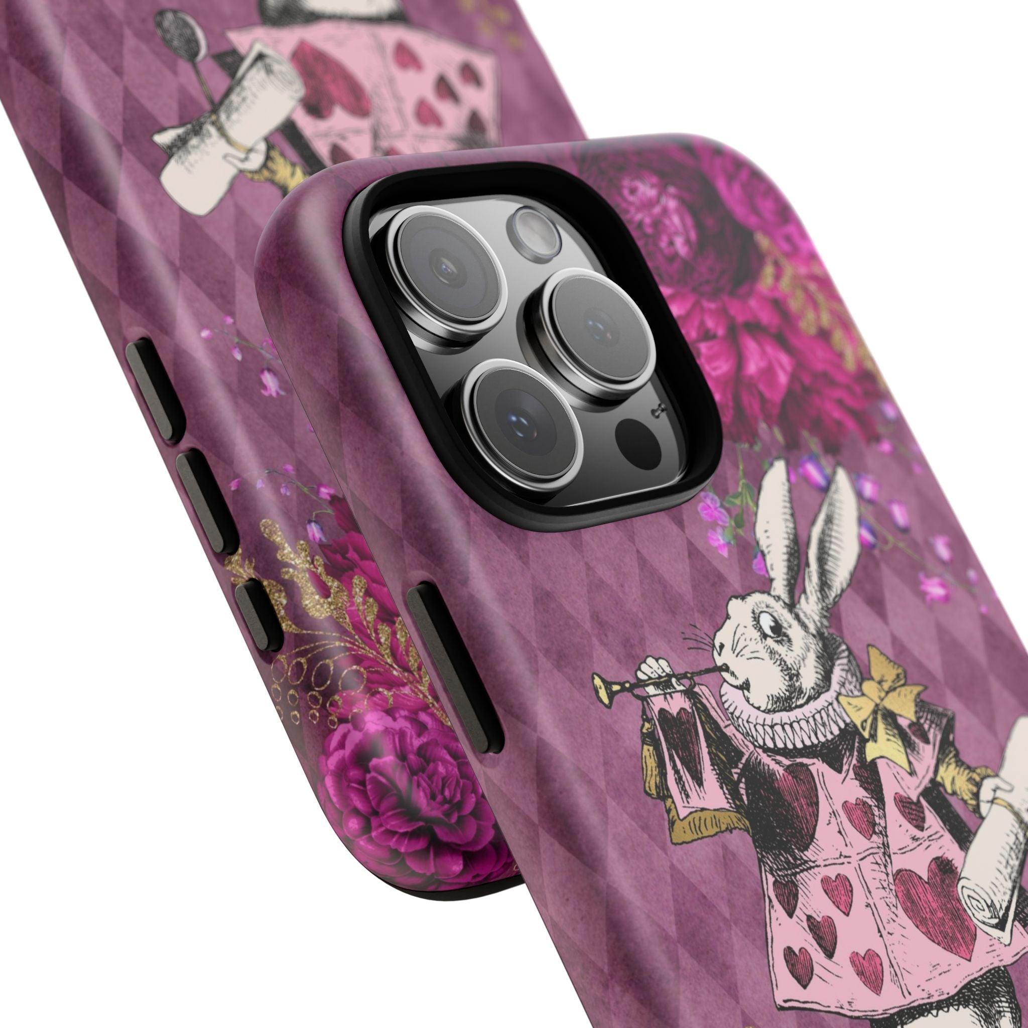 iPhone Case Tough Cases - Alice in Wonderland Gifts White