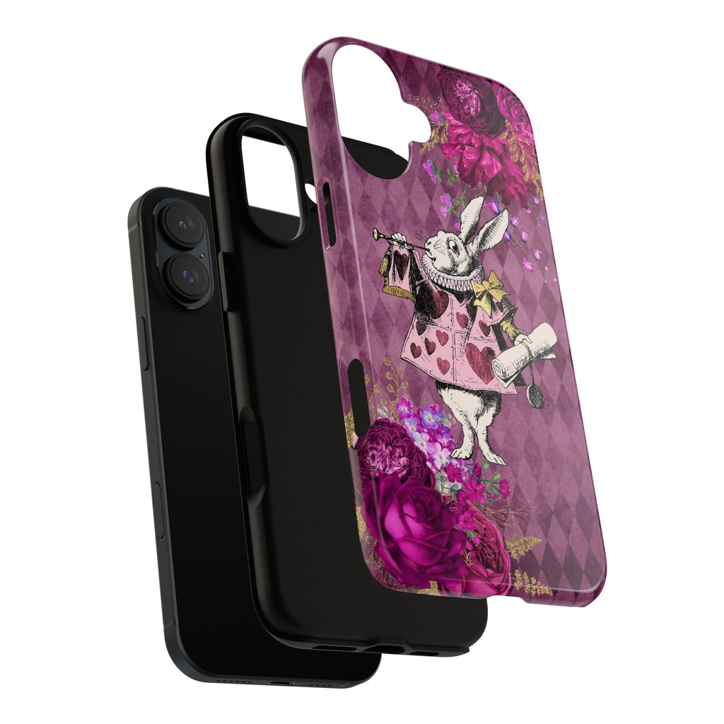 iPhone Case Tough Cases - Alice in Wonderland Gifts White