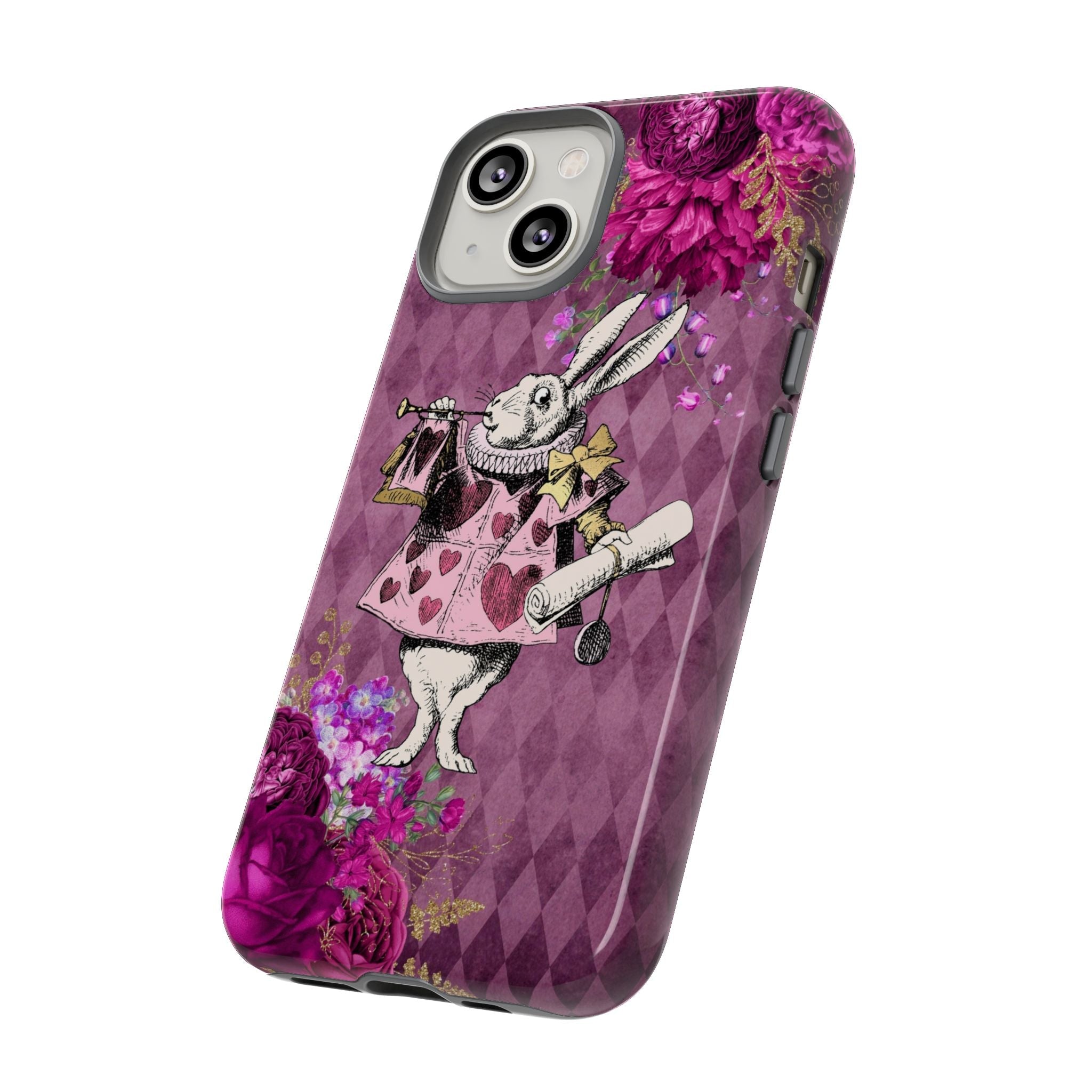 iPhone Case Tough Cases - Alice in Wonderland Gifts White