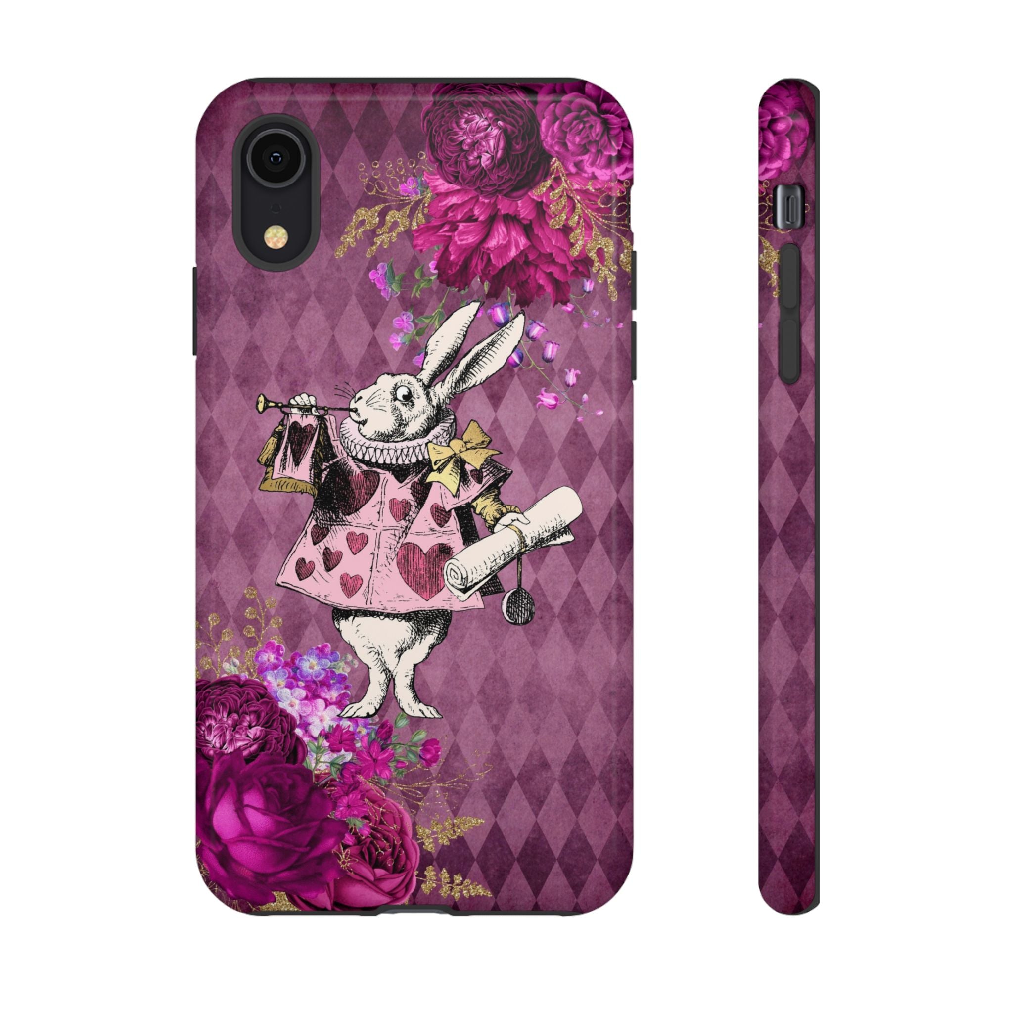 iPhone Case Tough Cases - Alice in Wonderland Gifts White