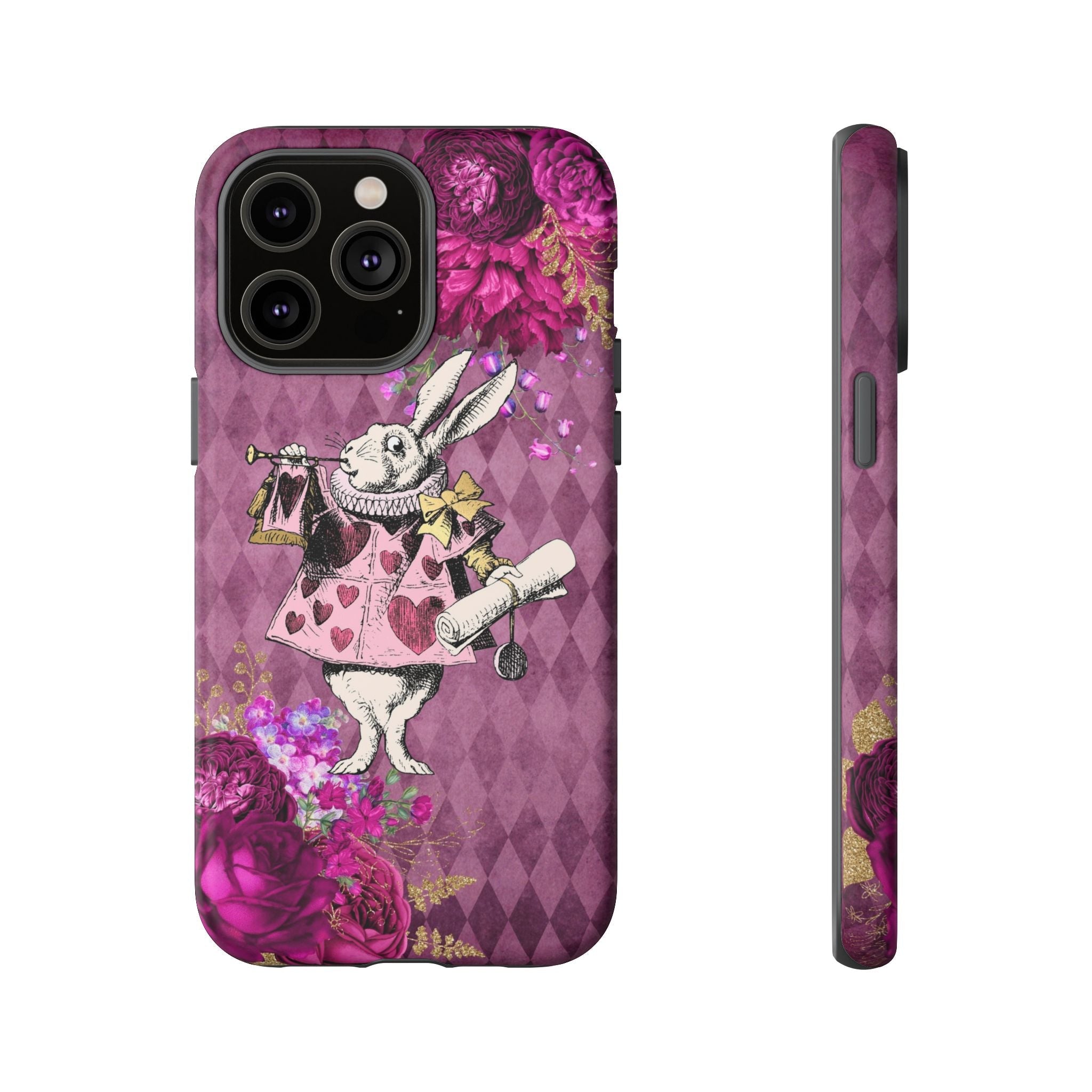 iPhone Case Tough Cases - Alice in Wonderland Gifts White