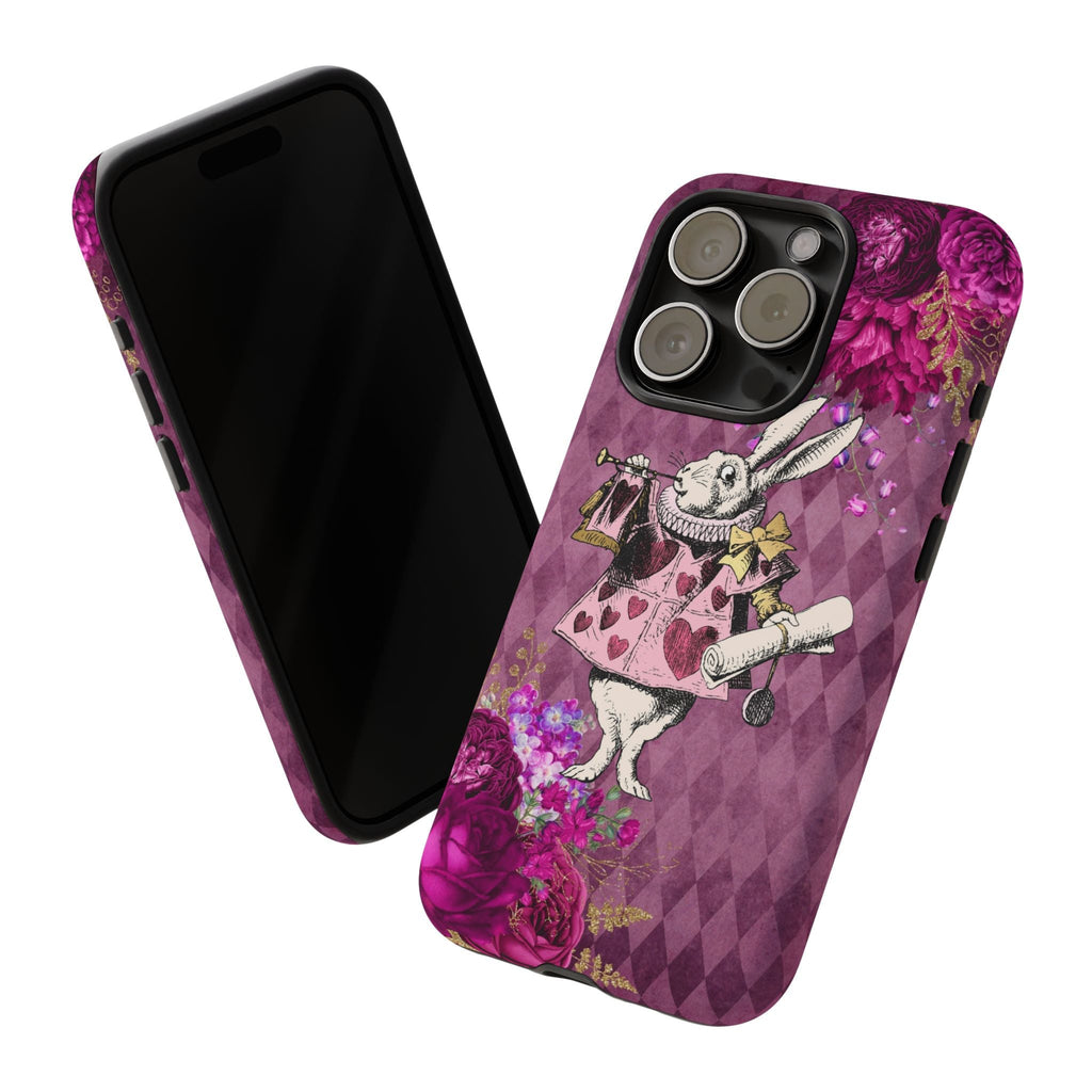 iPhone Case Tough Cases - Alice in Wonderland Gifts White