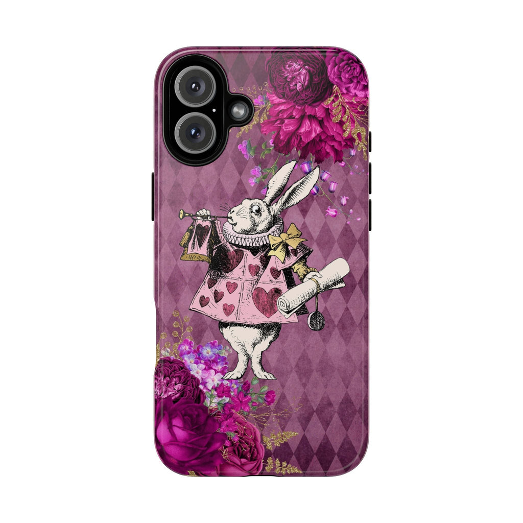 iPhone Case Tough Cases - Alice in Wonderland Gifts White