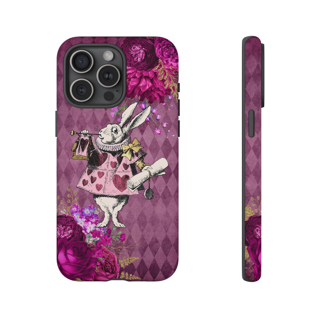 iPhone Case Tough Cases - Alice in Wonderland Gifts White