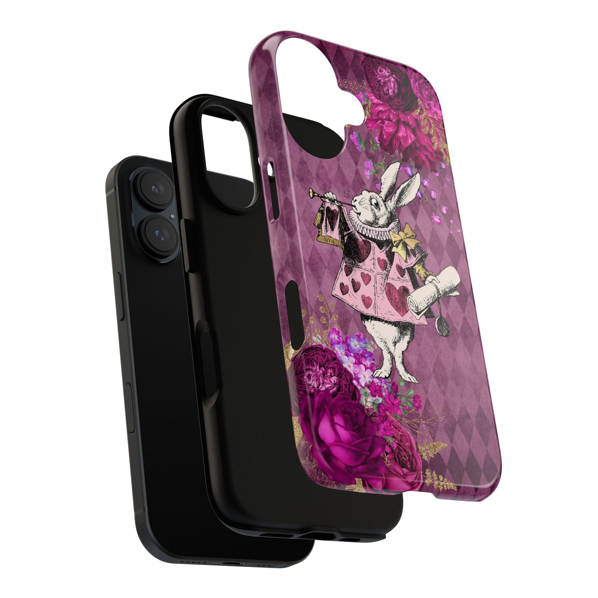 iPhone Case Tough Cases - Alice in Wonderland Gifts White