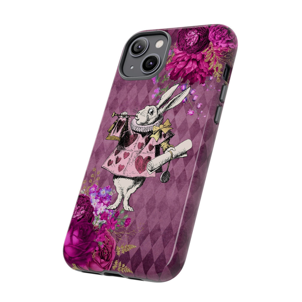 iPhone Case Tough Cases - Alice in Wonderland Gifts White