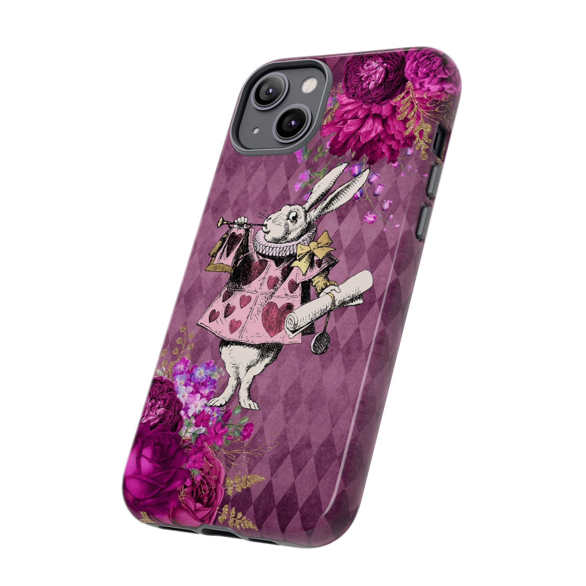 iPhone Case Tough Cases - Alice in Wonderland Gifts White