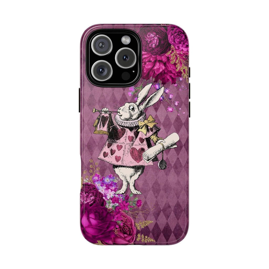 iPhone Case Tough Cases - Alice in Wonderland Gifts White