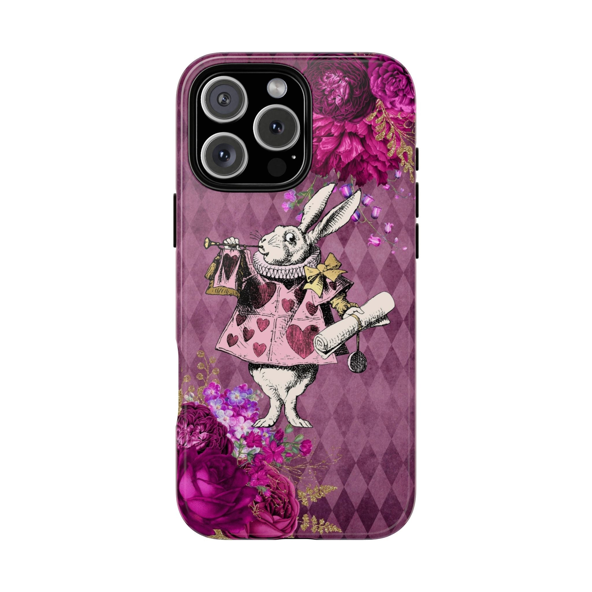 iPhone Case Tough Cases - Alice in Wonderland Gifts White