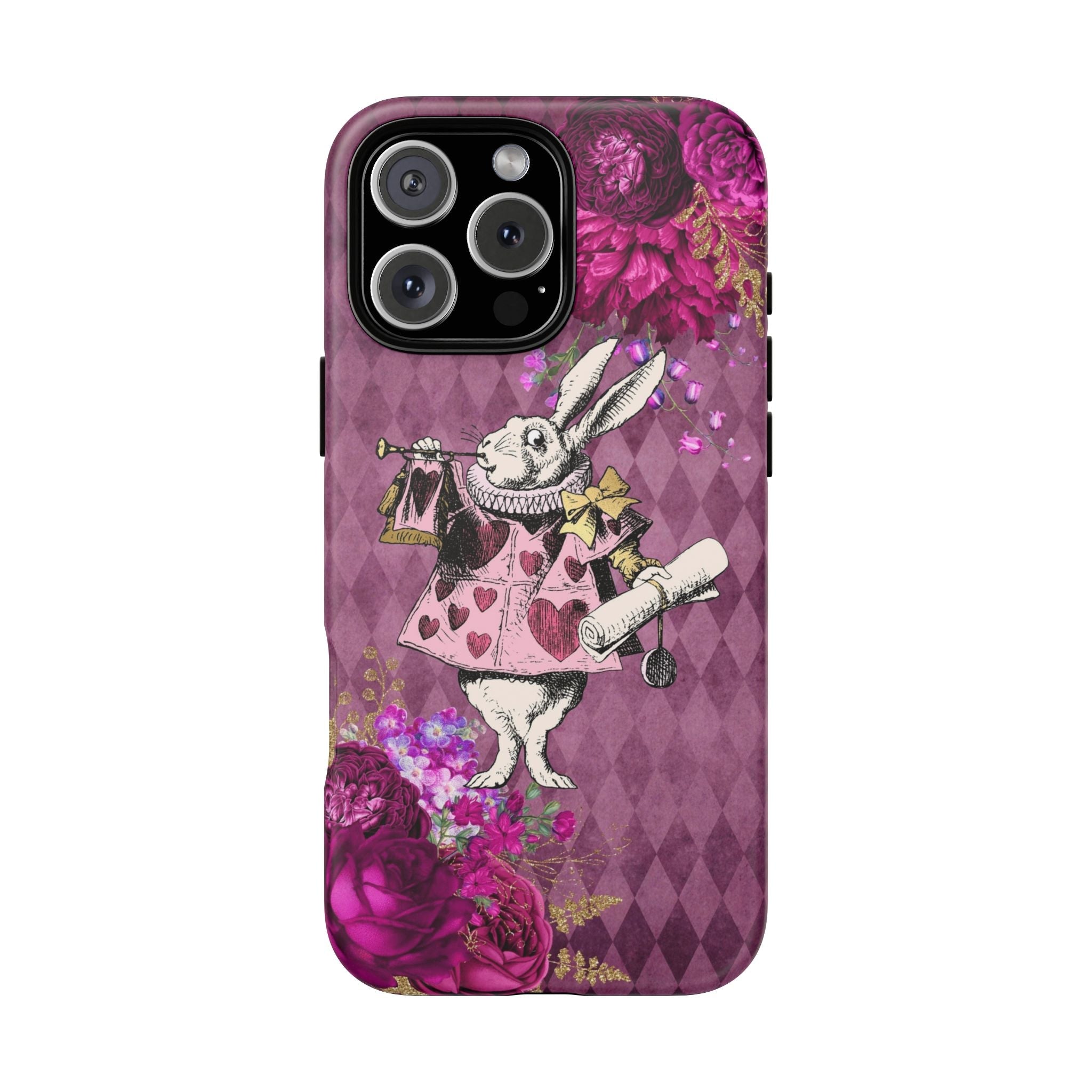 iPhone Case Tough Cases - Alice in Wonderland Gifts White