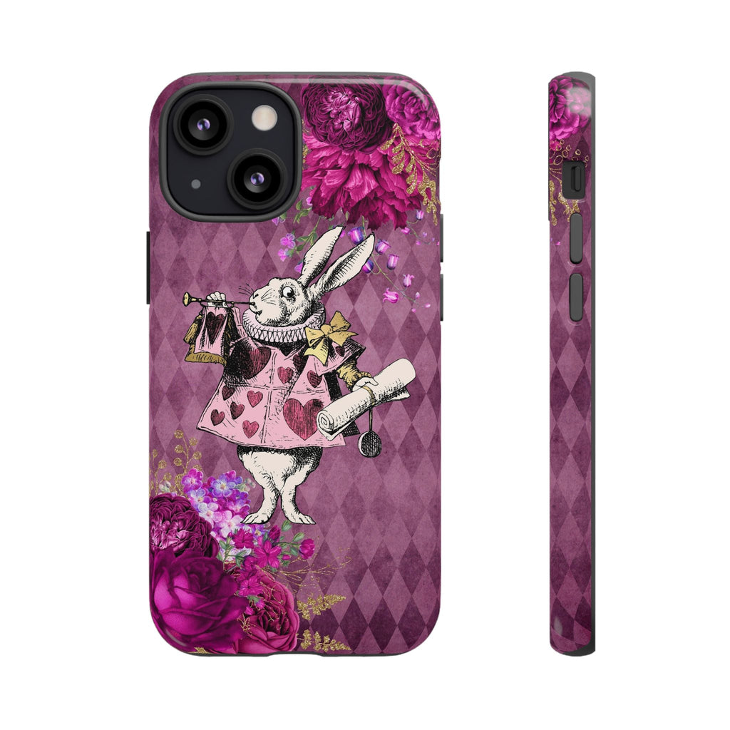 iPhone Case Tough Cases - Alice in Wonderland Gifts White