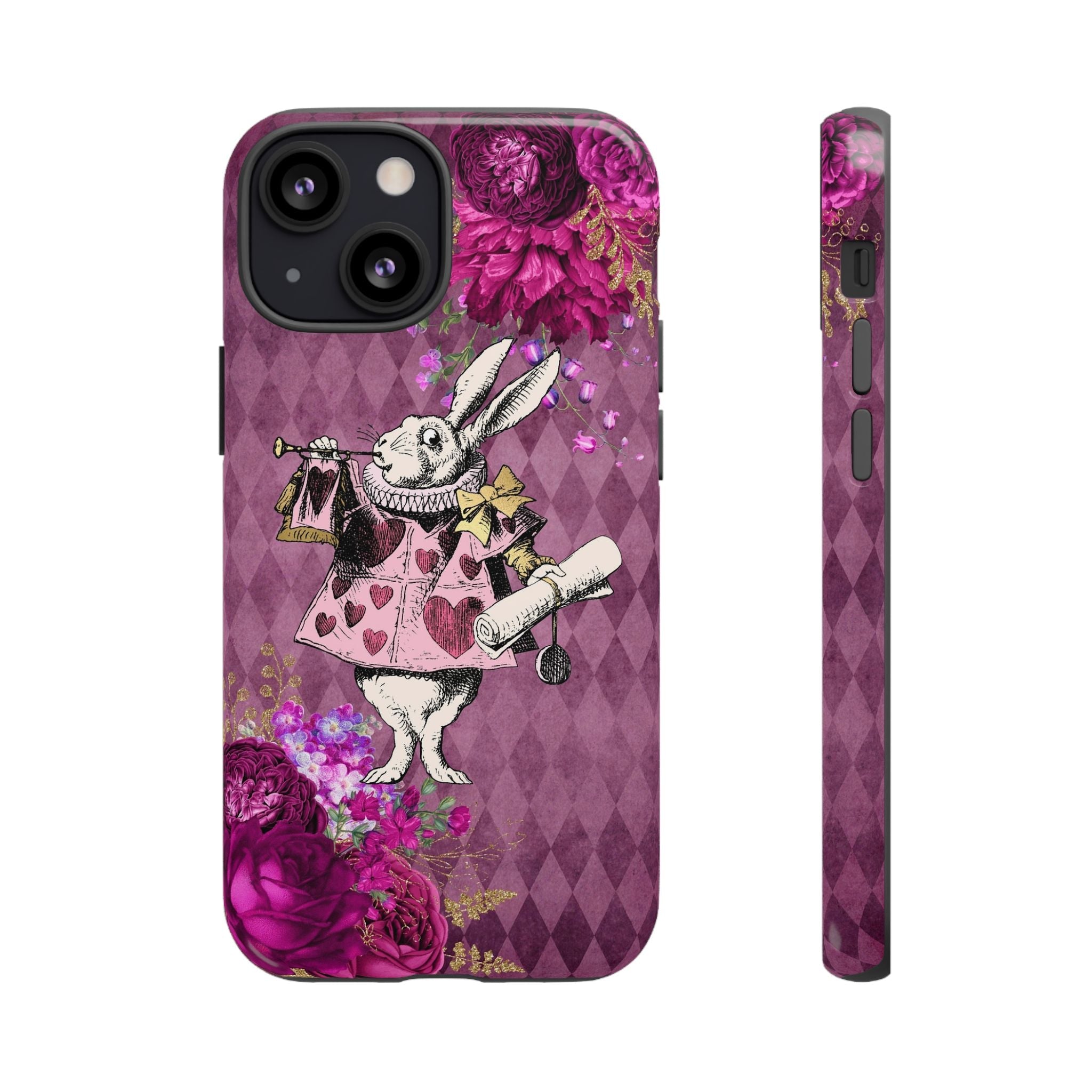 iPhone Case Tough Cases - Alice in Wonderland Gifts White