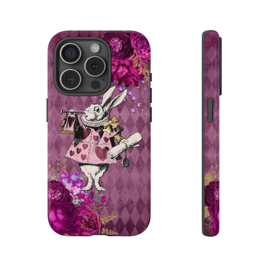 iPhone Case Tough Cases - Alice in Wonderland Gifts White