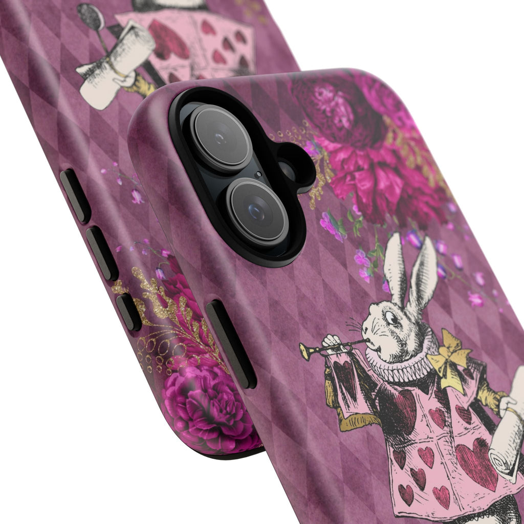 iPhone Case Tough Cases - Alice in Wonderland Gifts White