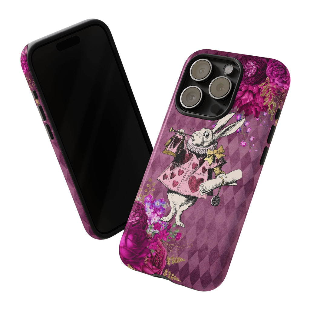 iPhone Case Tough Cases - Alice in Wonderland Gifts White