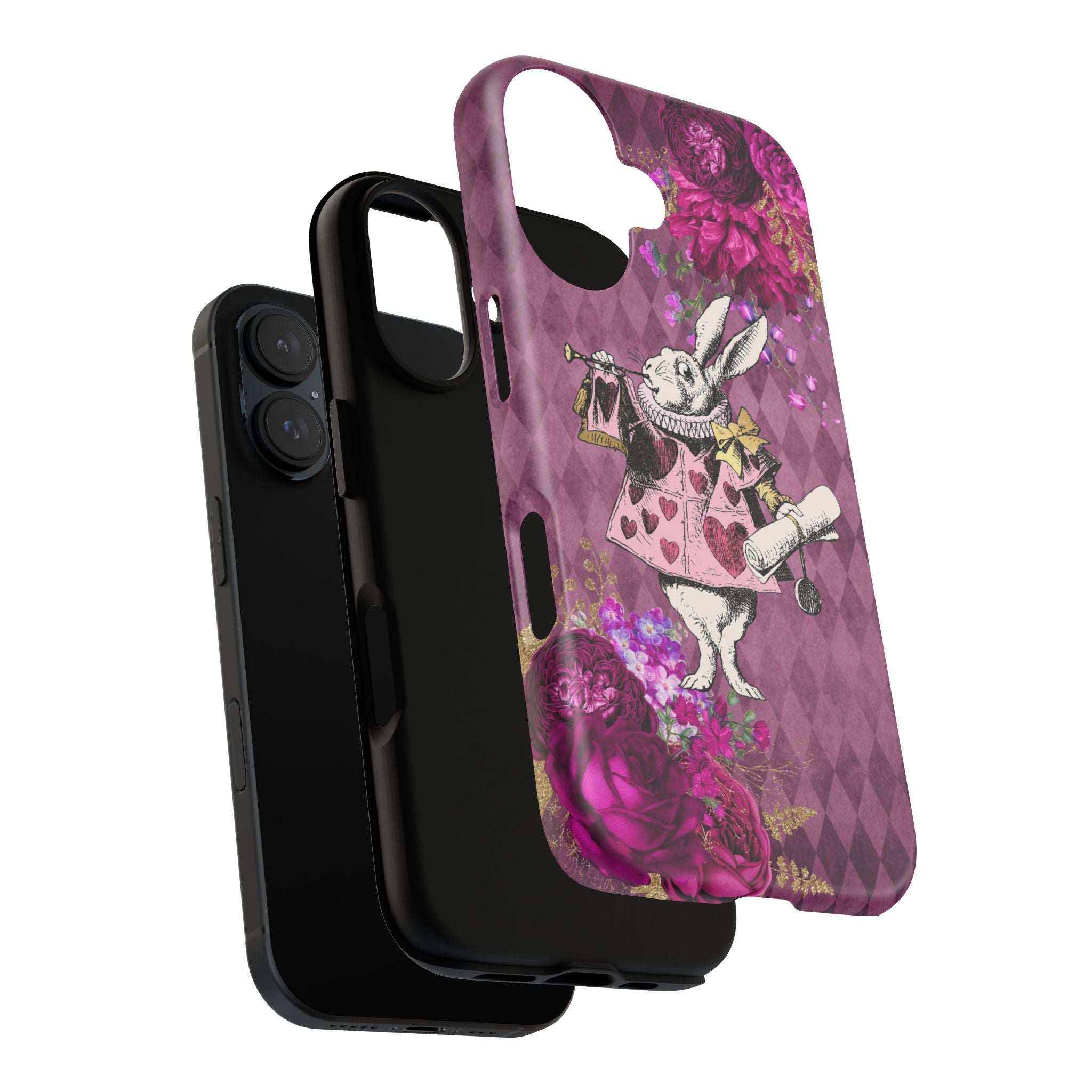 iPhone Case Tough Cases - Alice in Wonderland Gifts White