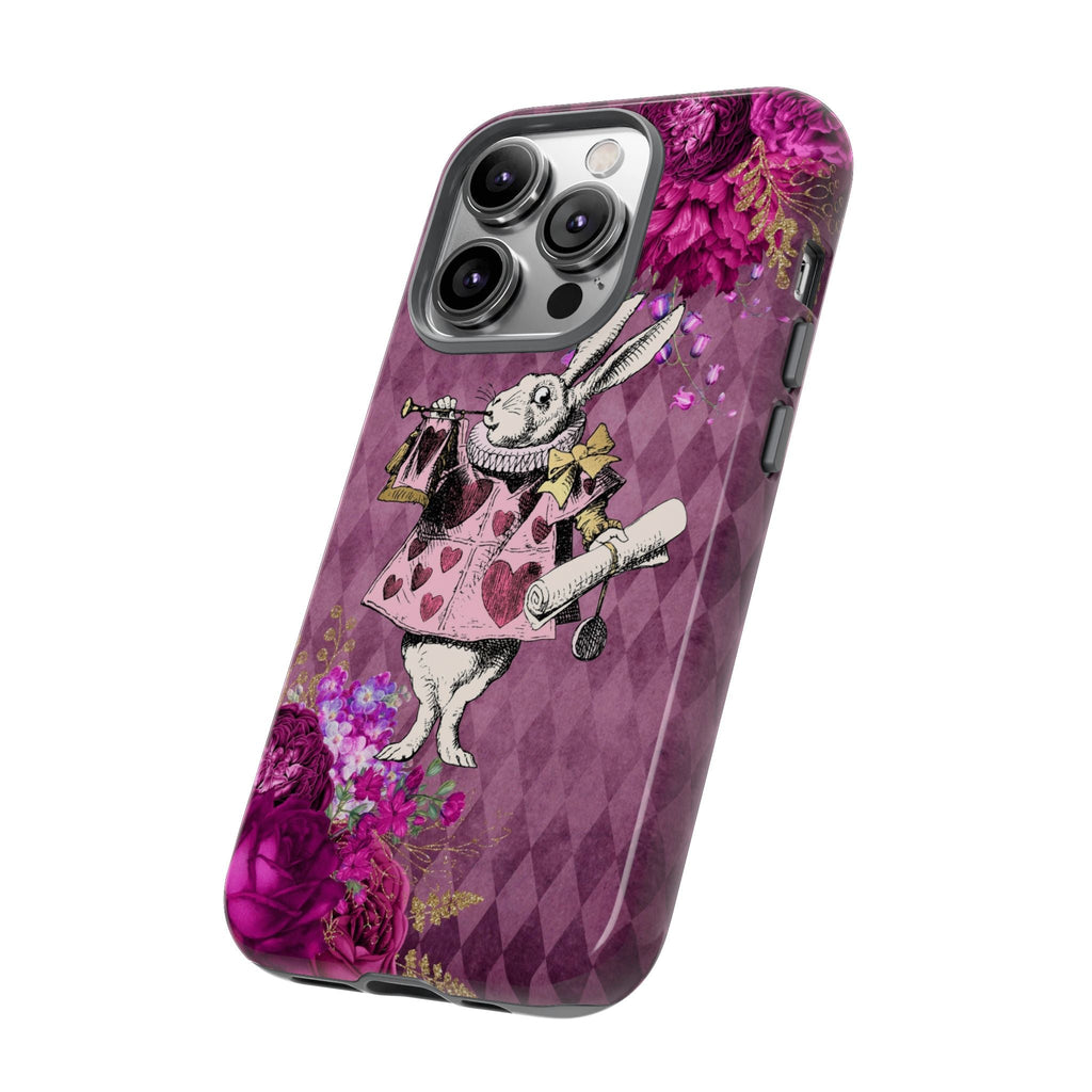 iPhone Case Tough Cases - Alice in Wonderland Gifts White