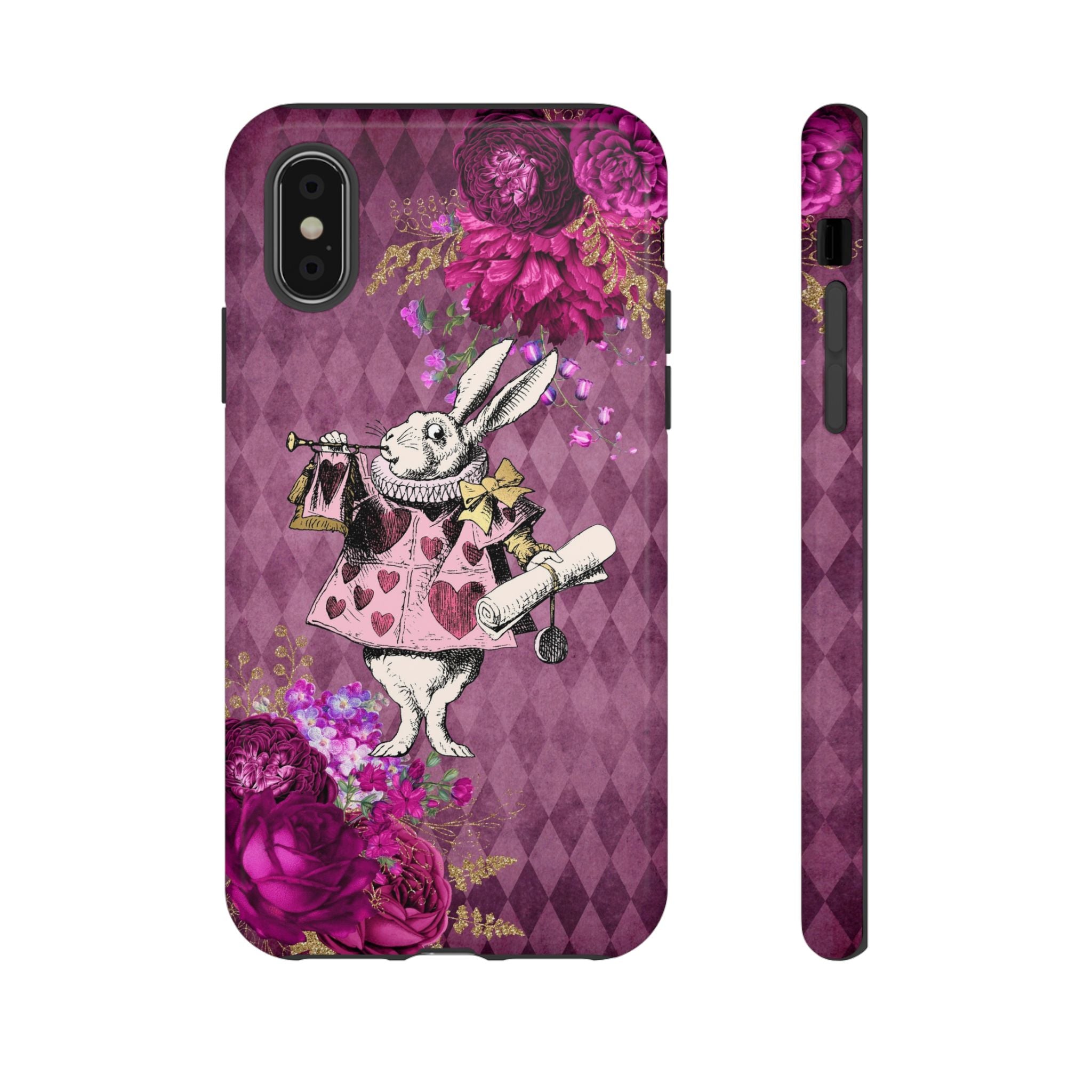 iPhone Case Tough Cases - Alice in Wonderland Gifts White