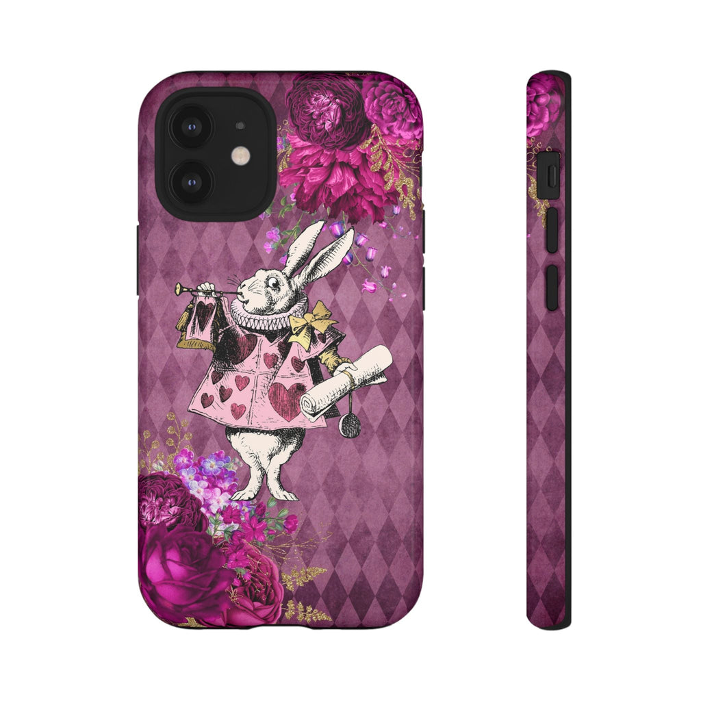 iPhone Case Tough Cases - Alice in Wonderland Gifts White