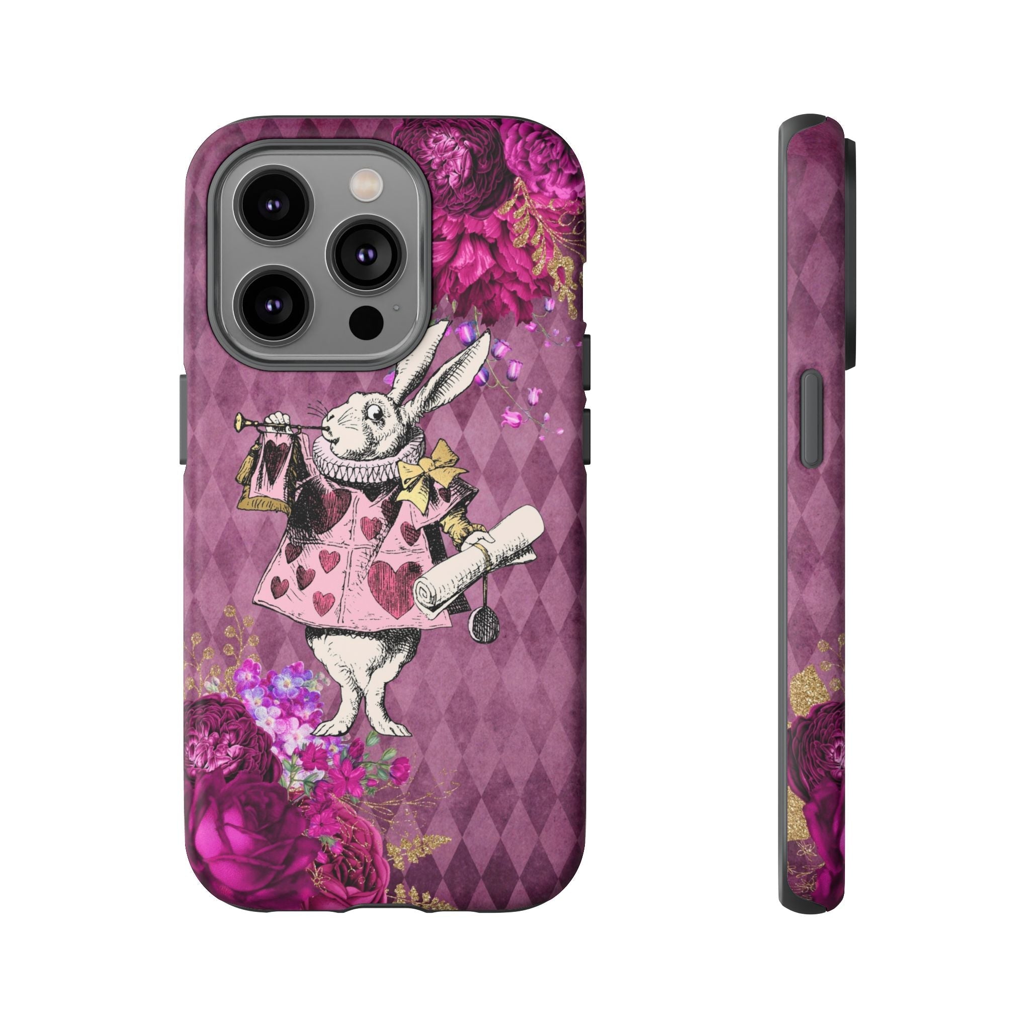 iPhone Case Tough Cases - Alice in Wonderland Gifts White