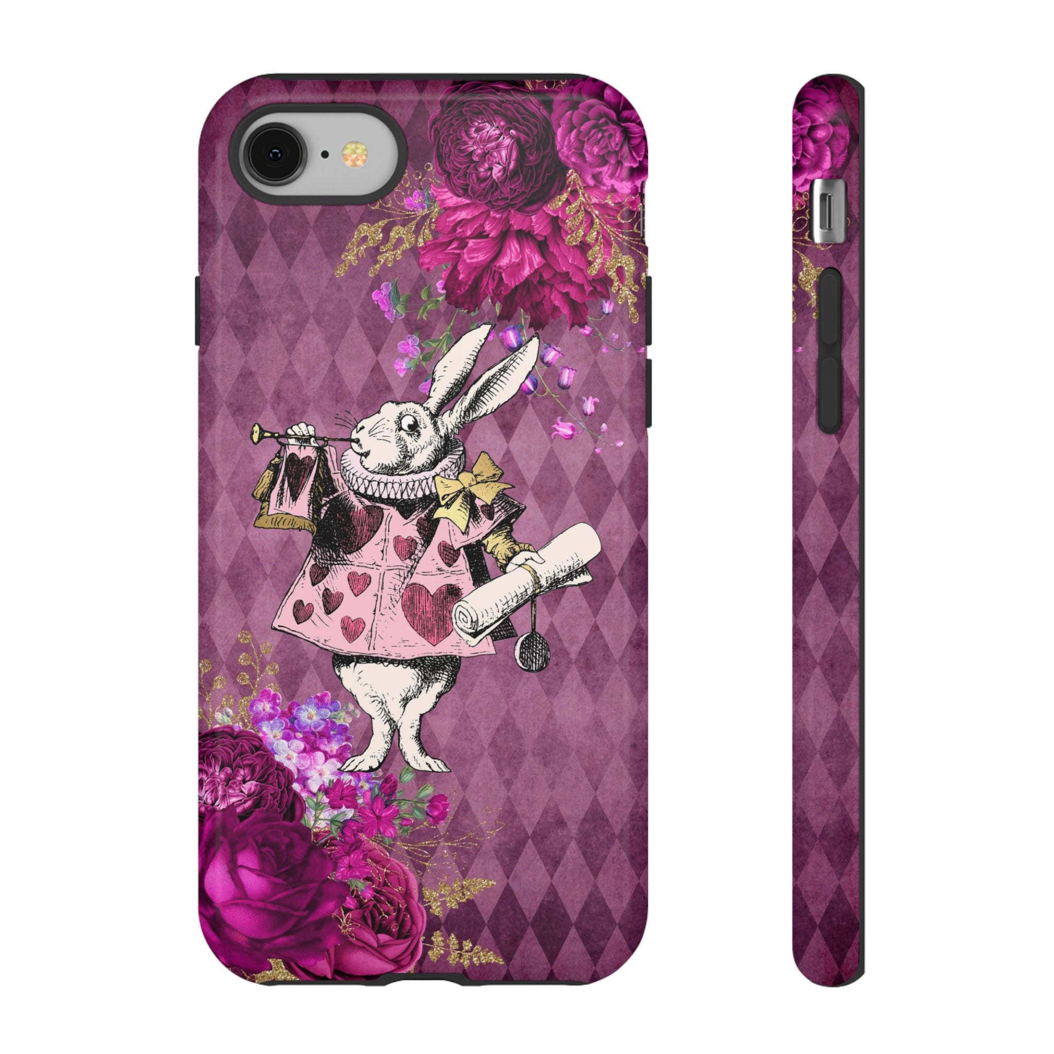 iPhone Case Tough Cases - Alice in Wonderland Gifts White