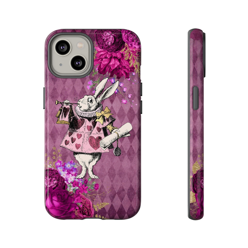 iPhone Case Tough Cases - Alice in Wonderland Gifts White