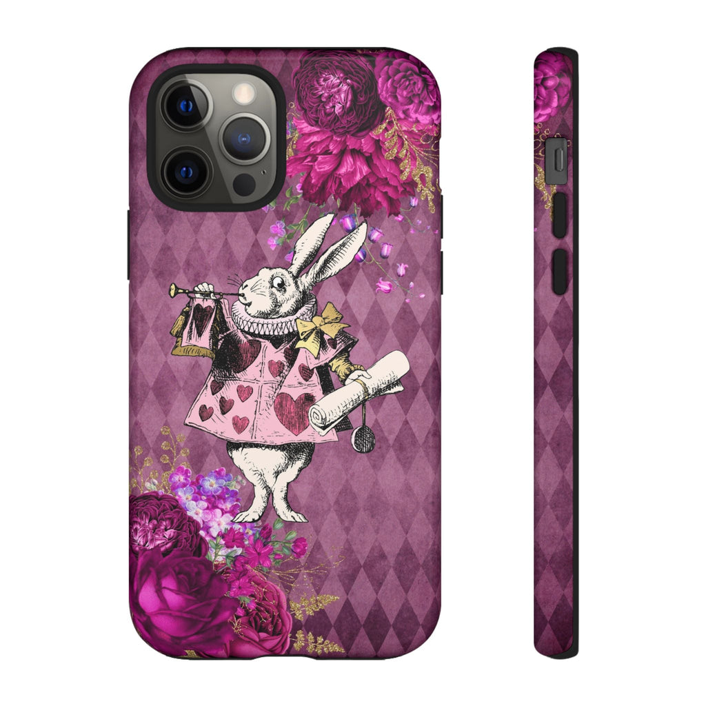 iPhone Case Tough Cases - Alice in Wonderland Gifts White