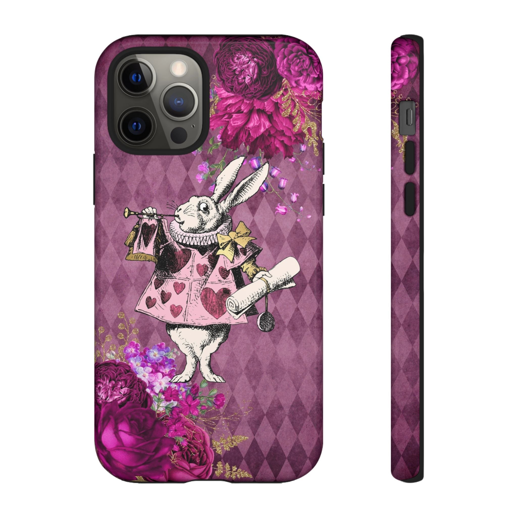 iPhone Case Tough Cases - Alice in Wonderland Gifts White