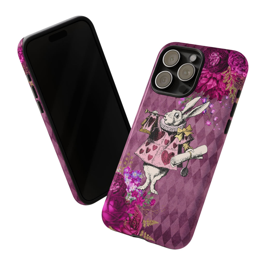 iPhone Case Tough Cases - Alice in Wonderland Gifts White